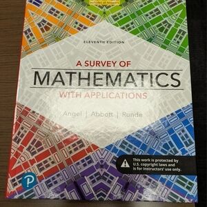 A Survey of Mathematics with Applications Textbook